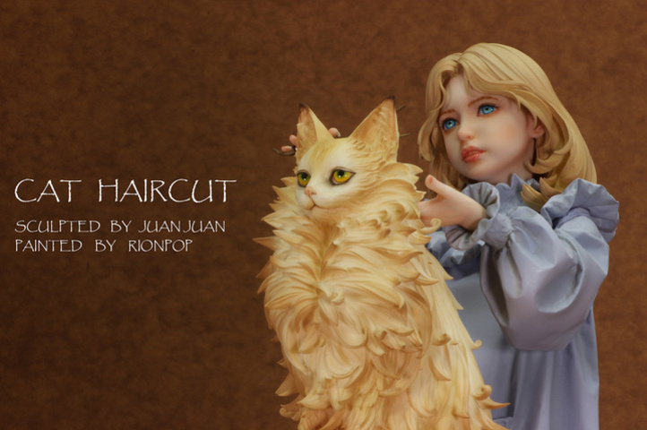 juanjuan Cat haircut ガレージキット juanjuan Cat haircut ガレージキット - メルカリ