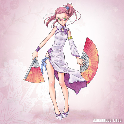 Tinami イラスト 鉄扇チャイナ