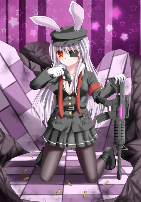 Tinami イラスト 軍服うどんげ