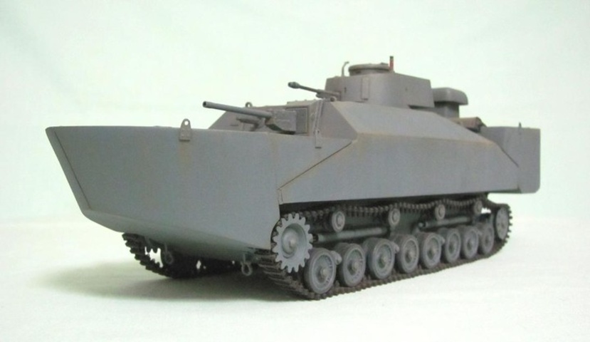 1/35 レアレジンキット 特五式内火艇 (トク) 戦車 模型 TINAMI - ［モデル］1/35 イエローキャット 特五式内火艇［トク］