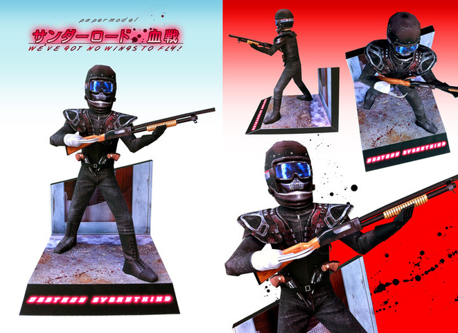 TINAMI - ［モデル］【ペーパーフィギュア】サンダーロード血戦
