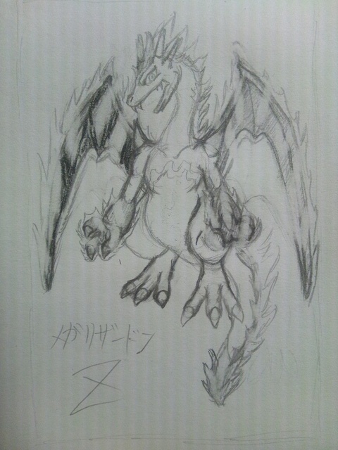 TINAMI - ［イラスト］メガリザードンZ～ラフ～